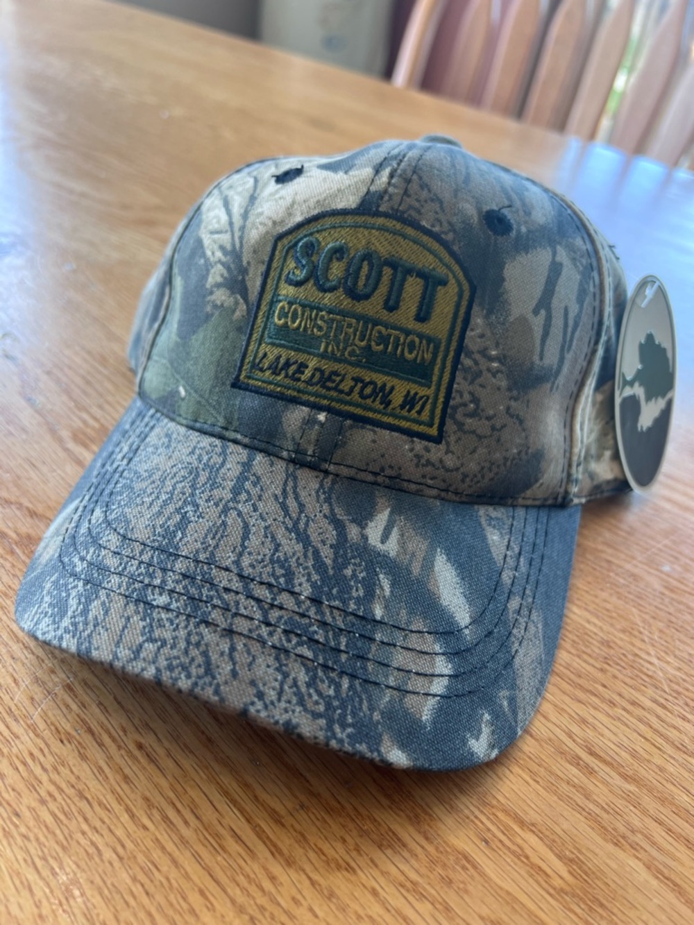 Scott Construction Camo Baseball Cap - Green/Brown
Mossy Oak Brand
New with tag